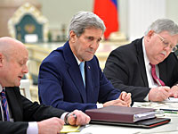 Встречу с Джоном Керри Владимир Путин начал с пожелания ему выспаться