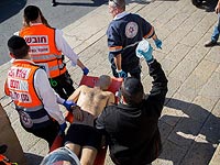 Теракт около Яффских ворот в Иерусалиме. Фоторепортаж