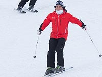 Первые в этом сезоне лыжники и сноубордисты на склонах Хермона. Фоторепортаж