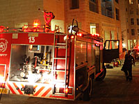 В Иерусалиме возник пожар в здании, в котором находятся офисы 