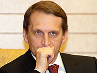 Спикер Госдумы РФ отправляется с визитом в Египет