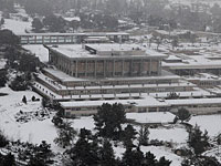 Голосования в Кнессете отменены из-за снегопада