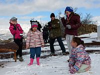 Зимняя буря: слабый снегопад не повлиял на работу учебных заведений в Иерусалиме