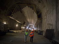 Перекрытия туннелей на железнодорожной ветке Тель-Авив-Иерусалим покрыты трещинами