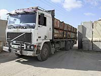 Ввоз стройматериалов в Газу 