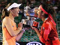 Мартина Хингис и Саня Мирза – победительницы Открытого чемпионата Австралии
