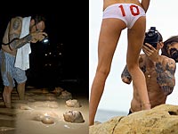  Фотограф Терри Ричардсон во время фотосесси Pirelli