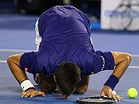 В финале Открытого чемпионата Австралии Новак Джокович победил Энди Маррея 