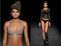 Чулки в сетку и шапки: необычные