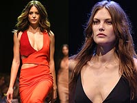 Показ коллекции David Jones: вице-мисс Вселенная и модель с календаря Pirelli