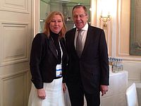 Ливни обсудила с Лавровым проблему оружия 