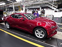 Культовый спорткар Chevrolet Camaro прибыл в Израиль