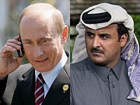 Путин провел беседу с эмиром Катара