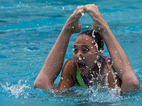 Олимпийский отбор в Рио: соревнования по синхронному плаванию. Фоторепортаж