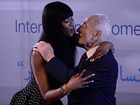 Шимон Перес поздравил супермодель Наоми Кэмпбелл с 8 марта