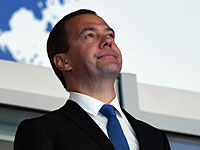 Президент Израиля встретился в Москве  с премьер-министром РФ Дмитрием Медведевым 
