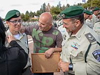 Закончила курс молодого бойца напарница Адар Коэн – пограничницы, погибшей в теракте