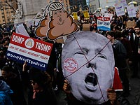 Противники Трампа блокировали шоссе в Аризоне в знак протеста против его выступления в штате