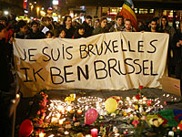 Je suis... Бельгийцы скорбят о жертвах терактов в Брюсселе