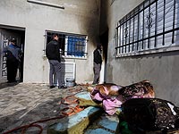 Подожженный дом в деревне Дума. 20 марта 2016 года   