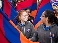 Демонстрация против продажи израильского оружия Азербайджану. Фоторепортаж