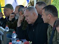 Биньямин Нетаниягу на Голанах (архив)