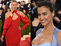 Мария Шарапова, Ирина Шейк и другие модницы на выставке в Нью-Йорке. Фоторепортаж