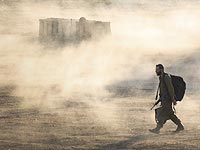 Пожар возле военной базы 