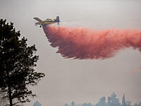 В тушении пожара в Самарии задействованы четыре самолета пожарной службы