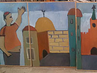 Память в картинах и песнях: новая выставка в иерусалимской 