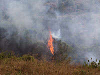Пожар на северном въезде в Тверию: пострадали три человека