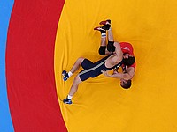 Спортсмен стал инициатором массовой драки на чемпионате России по борьбе. ВИДЕО