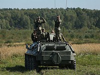 БТР с украинскими военнослужащими подорвался на мине в Донецкой области