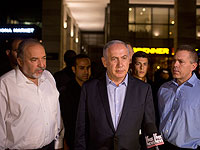 Нетаниягу, Либерман и Эрдан ночью посетили район