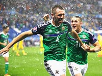 Матч Украина – Северная Ирландия прерван из-за града