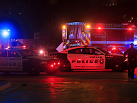 Обстрел полицейских во время 