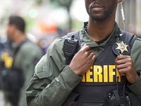 Обстрел демонстрации протеста в Балтиморе, есть пострадавшие