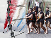 Франция отмечает День взятия Бастилии: балы, парады, фейрверки. Фоторепортаж