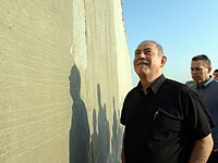 Нетаниягу посетил район разделительного забора к югу от Хеврона