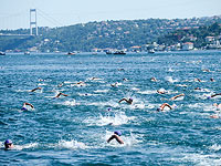 Межконтинентальный массовый заплыв через Босфор. Фоторепортаж