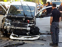 В Иерусалиме взорвался автомобиль, ранен мужчина