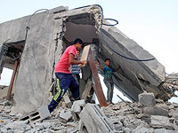 Разрушенные дома террористов, убивших израильтян в