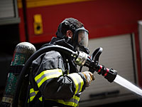 Пожар в спортклубе при гостинице 