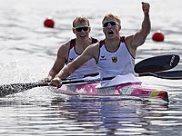 Байдарки-двойки: победил немецкий экипаж