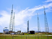 Видео взрыва ракеты-носителя Falcon 9 с израильским спутником на мысе Канаверал