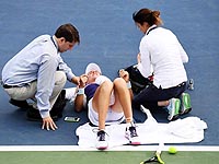 Открытый чемпионат США:  британка потеряла сознание во втором сете, но выиграла матч