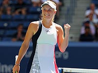 Открытый чемпионат США: Джокович и Возняцки вышли в полуфинал