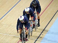 Мужской командный спринт: в финале британцы установили олимпийский рекорд