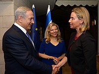 Биньямин Нетаниягу провел встречу с Федерикой Могерини