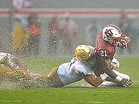 Американский футбол. Несмотря на ураган 